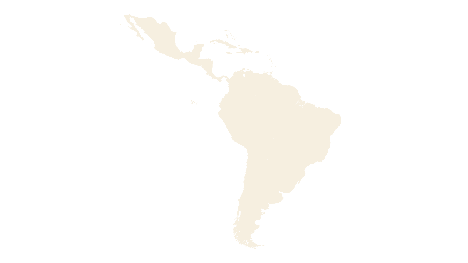 Mapa de Latinoamérica con los proyectos de Pesca Sustentable